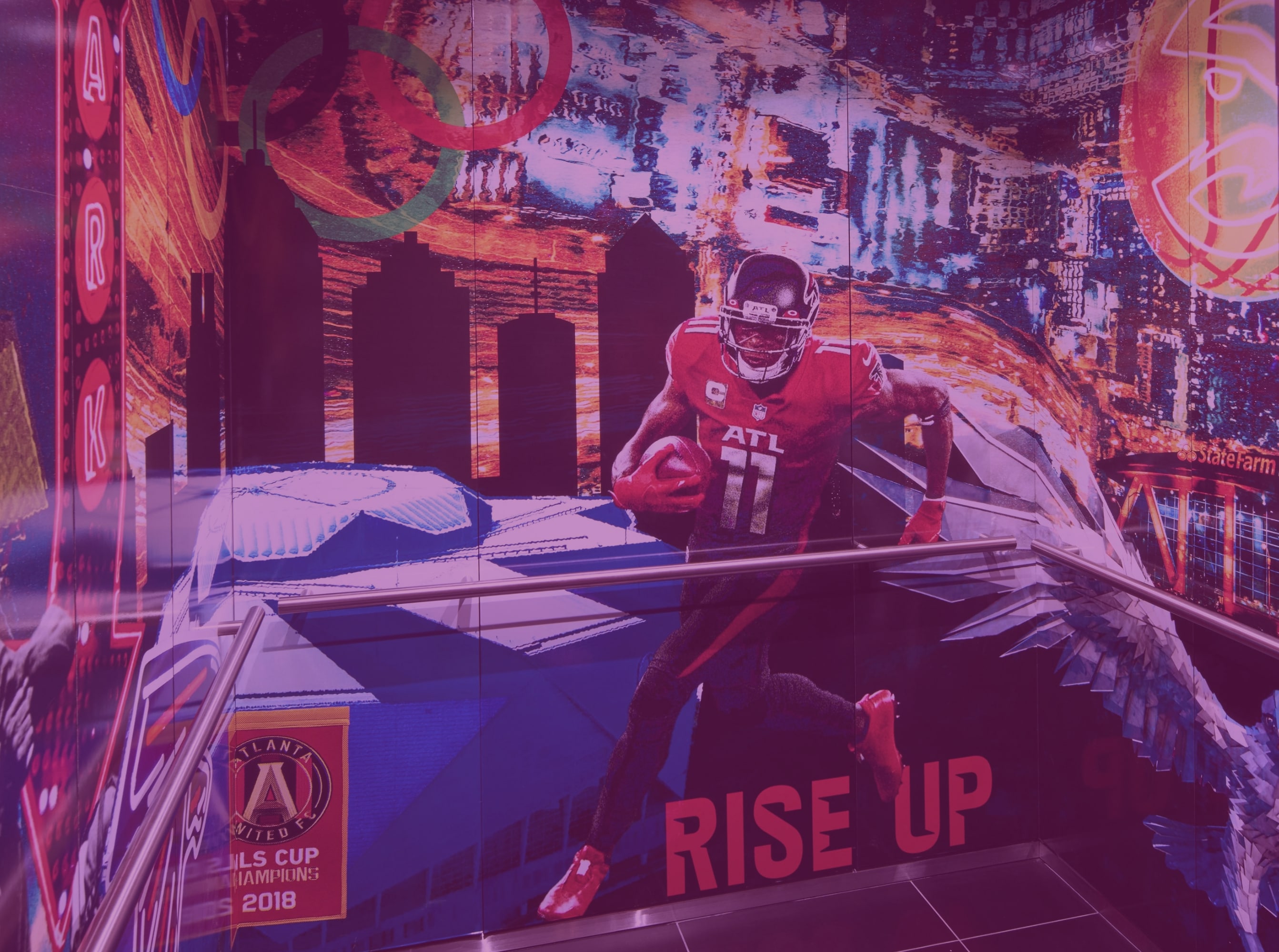 Falcons Game Day at Bar Moxy | Downtown Atlanta